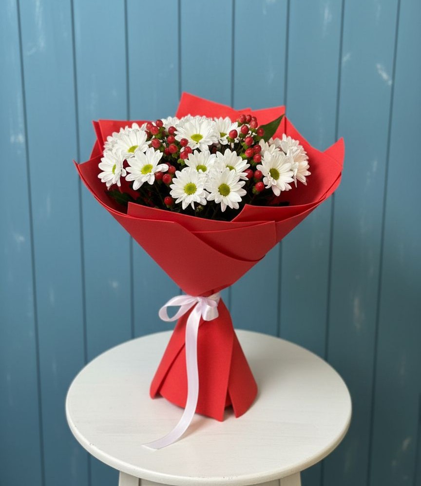 Букет цветов из: Хризантемы в Октябрьский Иркутской области