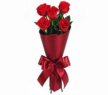 Букет 5 Красных роз Эдлесс Лав в Октябрьский Иркутской области