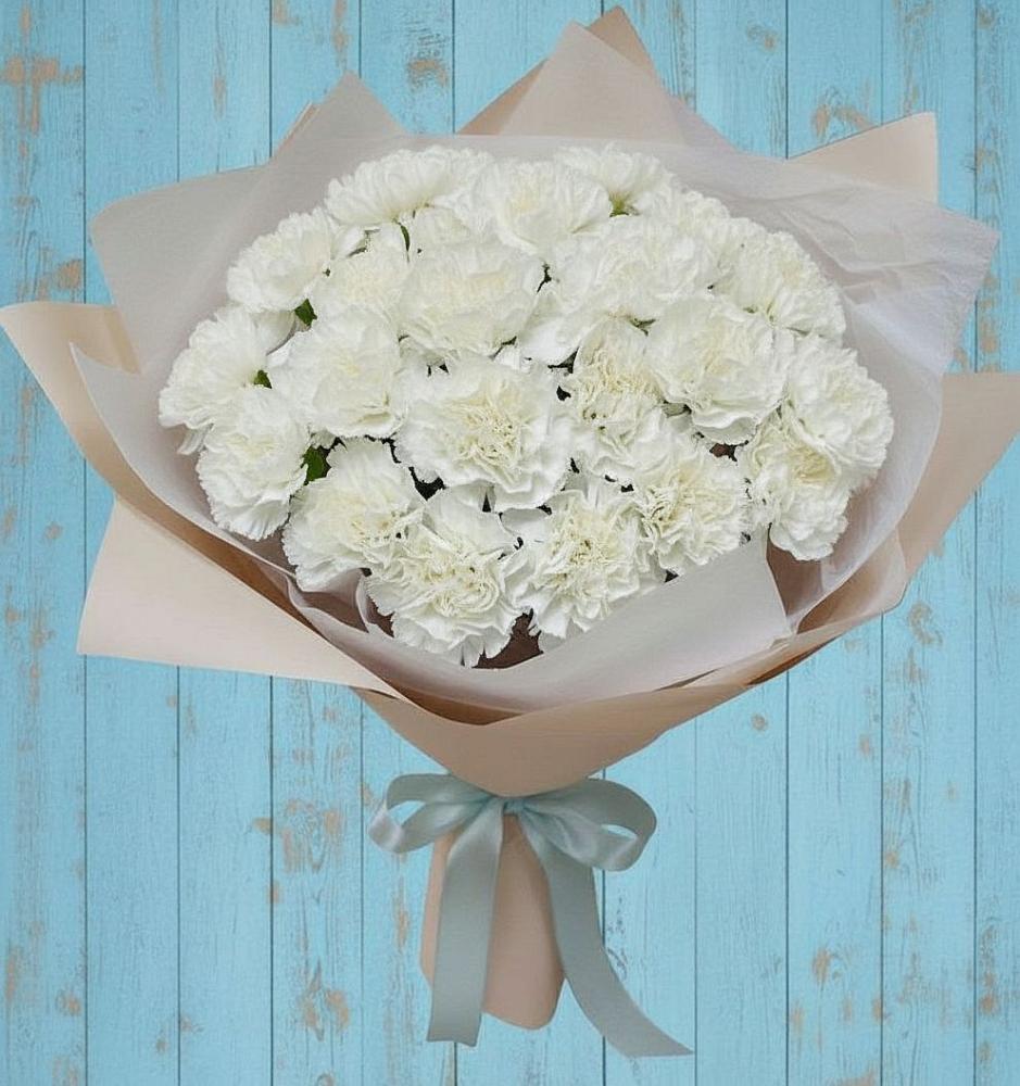 Букет цветов из: Гвоздики в Октябрьский Иркутской области