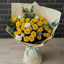 Букет цветов из:  Розы в Октябрьский Иркутской области