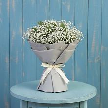Букет цветов из:  Гипсофила в Октябрьский Иркутской области