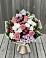 Букет цветов из: Альстромерии, Гвоздики, Розы и Хризантемы в Октябрьский Иркутской области