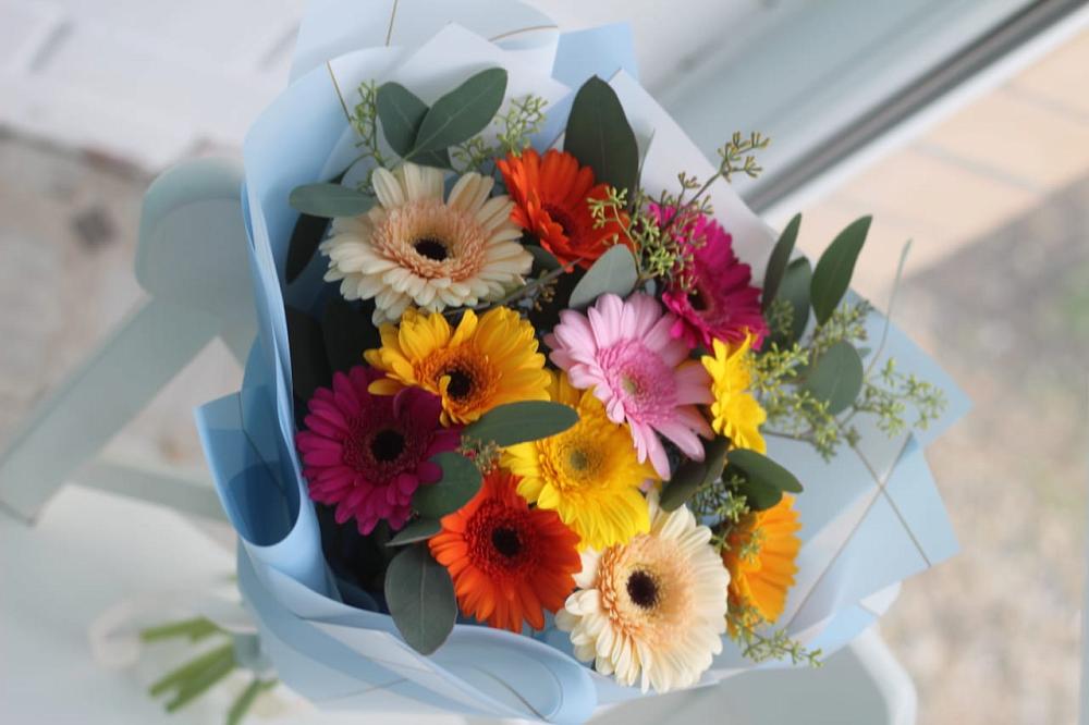 Букет цветов из: Герберы в Октябрьский Иркутской области