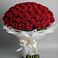 Букет 101 Красная роза Блэк Мэджик в Октябрьский Иркутской области