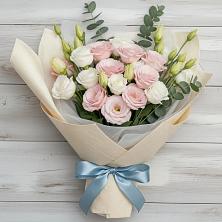 Букет цветов из:  Лизиантусы в Октябрьский Иркутской области