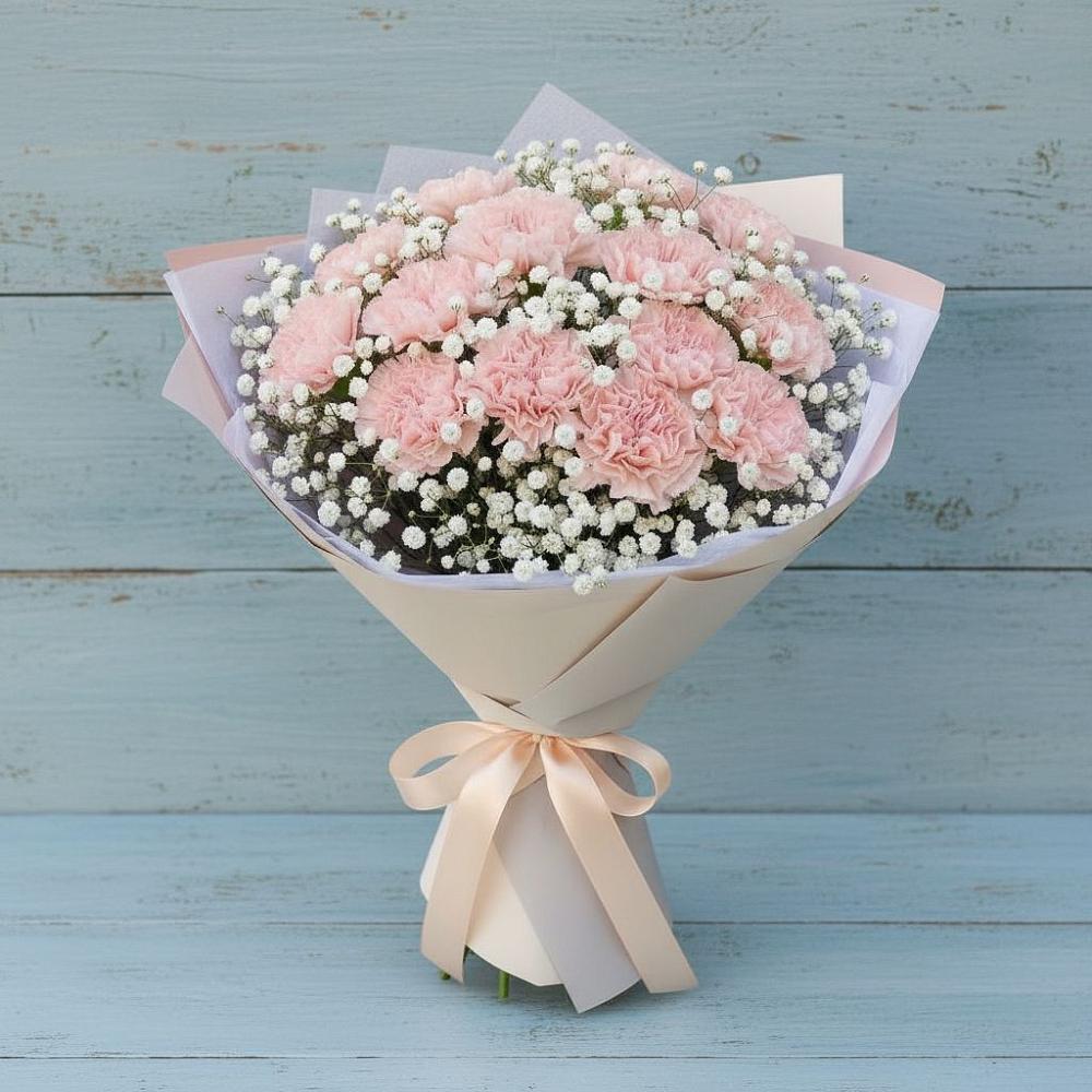 Букет цветов из: Гвоздики в Октябрьский Иркутской области