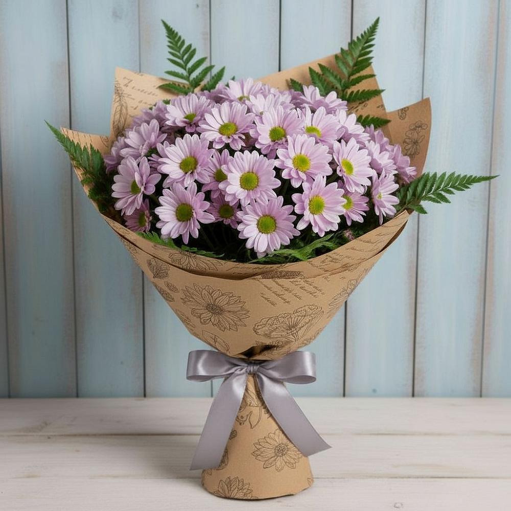 Букет цветов из: Хризантемы в Октябрьский Иркутской области