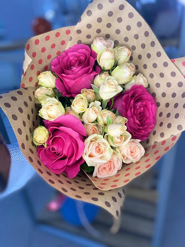 Букет цветов из: Розы в Октябрьский Иркутской области