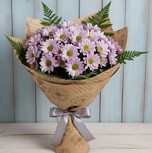 Букет цветов из:  Хризантемы в Октябрьский Иркутской области