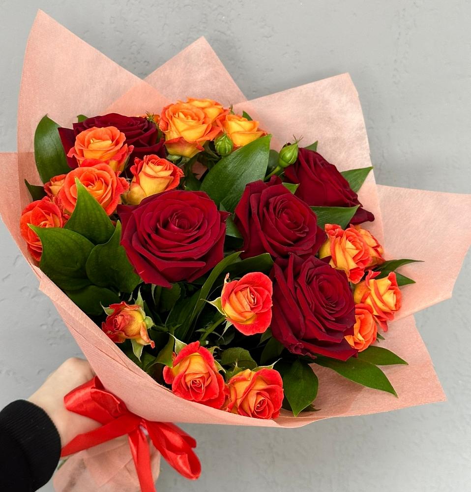 Букет Любовь и восторг в Октябрьский Иркутской области