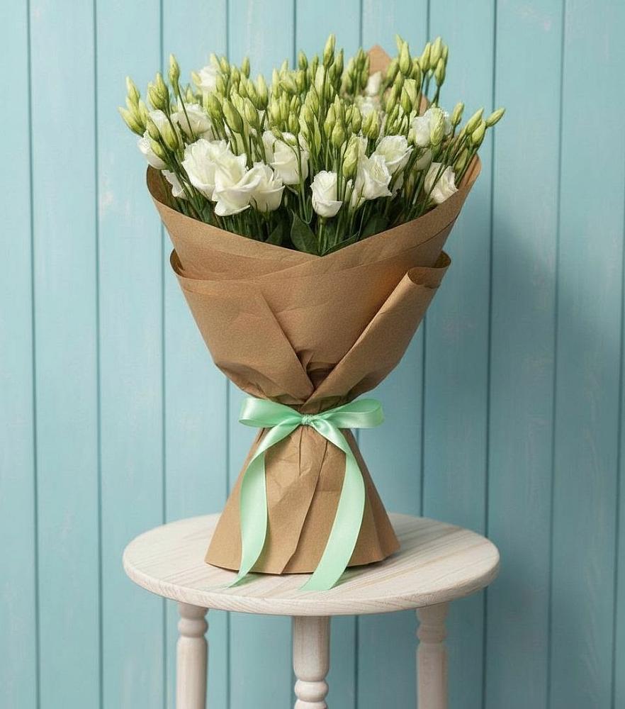 Букет цветов из: Лизиантусы в Октябрьский Иркутской области