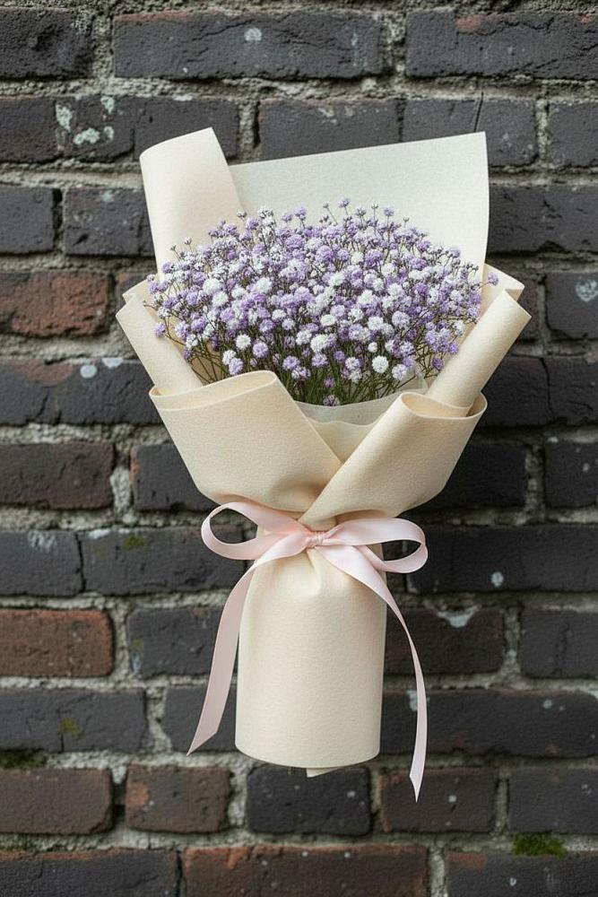 Букет цветов из: Гипсофила в Октябрьский Иркутской области