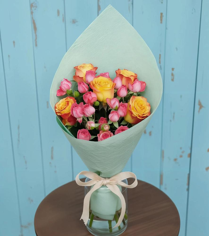 Букет цветов из: Розы в Октябрьский Иркутской области