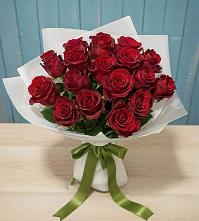 Букет Красные розы в Октябрьский Иркутской области