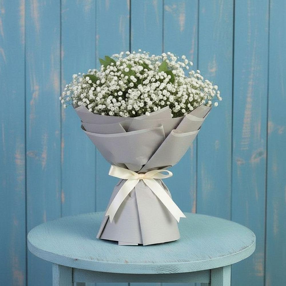 Букет цветов из: Гипсофила в Октябрьский Иркутской области