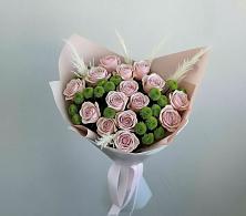 Букет цветов из:  Розы и Хризантемы в Октябрьский Иркутской области