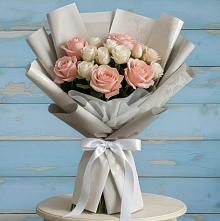 Букет цветов из:  Розы в Октябрьский Иркутской области