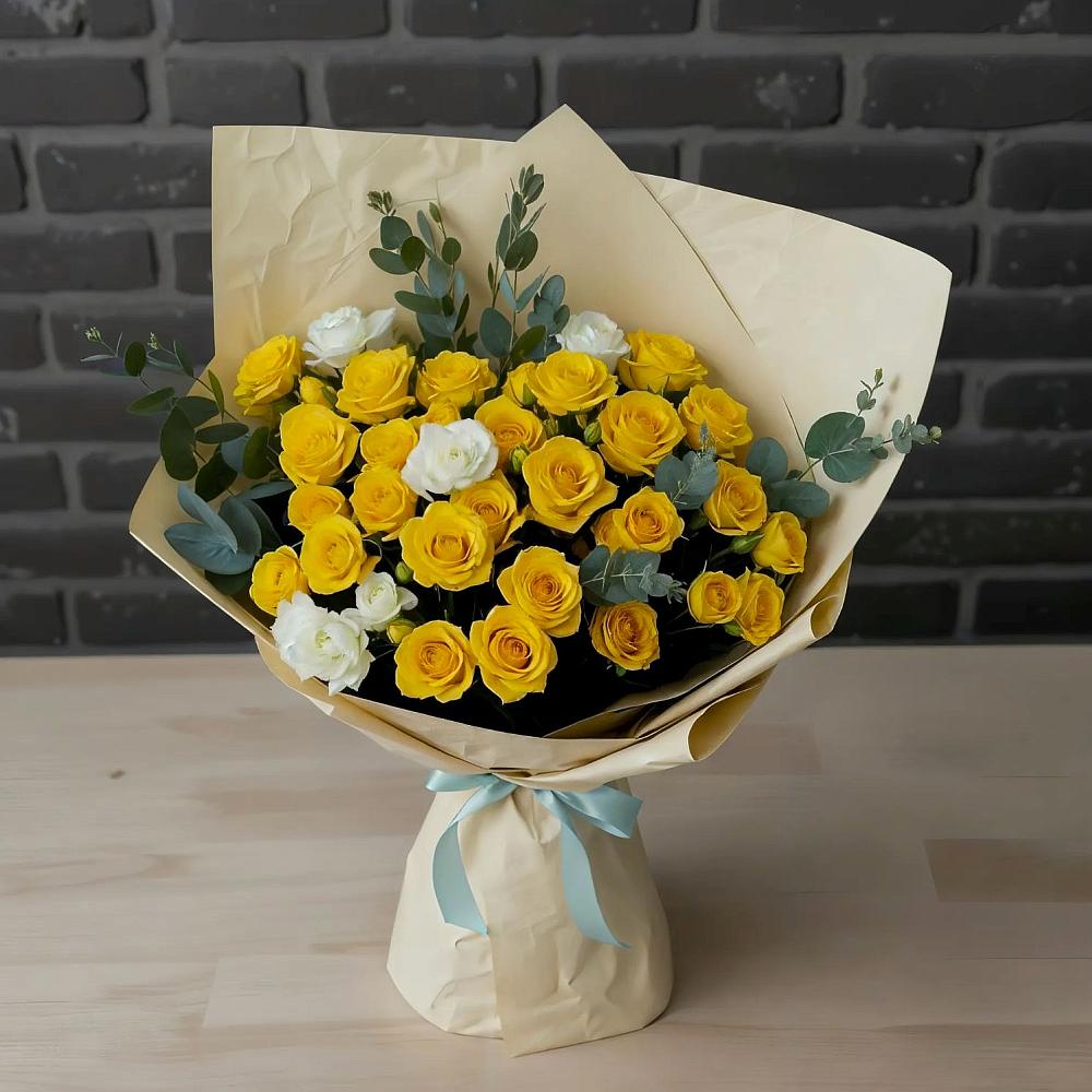 Букет цветов из: Розы в Октябрьский Иркутской области