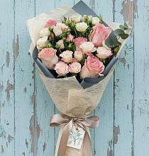 Букет цветов из:  Розы в Октябрьский Иркутской области
