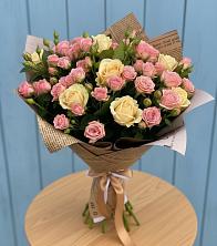 Букет цветов из:  Розы в Октябрьский Иркутской области