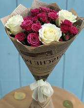 Букет цветов из:  Розы в Октябрьский Иркутской области