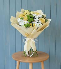 Букет цветов из:  Хризантемы и Розы #REPLACE_PRED# Октябрьский Иркутской области