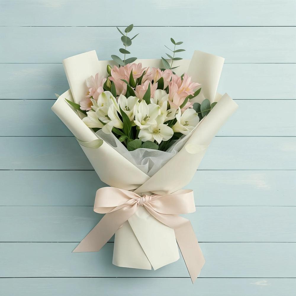 Букет цветов из: Альстромерии в Октябрьский Иркутской области