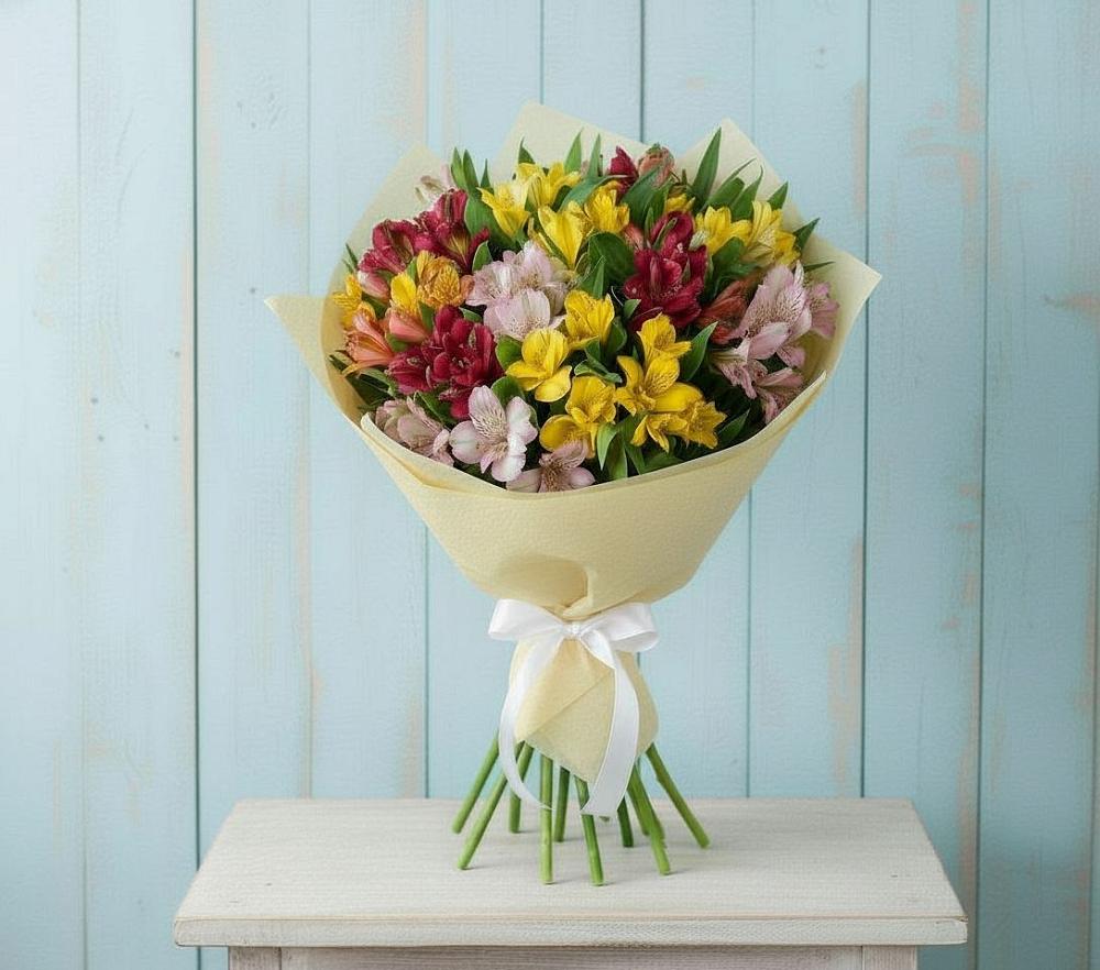 Букет цветов из: Альстромерии в Октябрьский Иркутской области