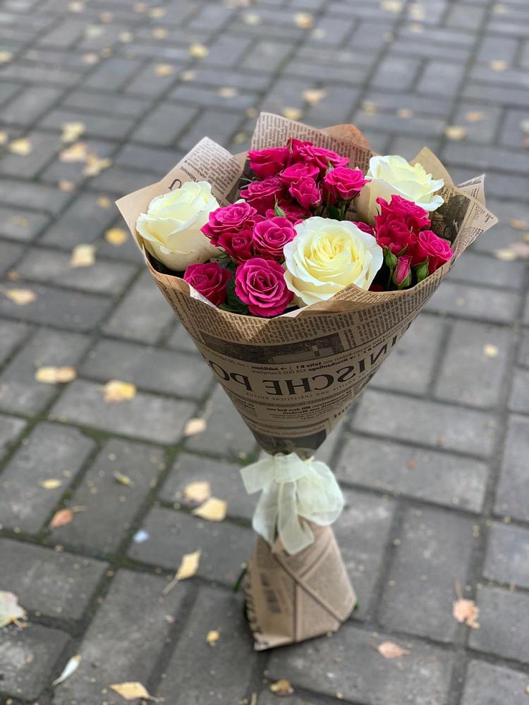 Букет цветов из: Розы в Октябрьский Иркутской области