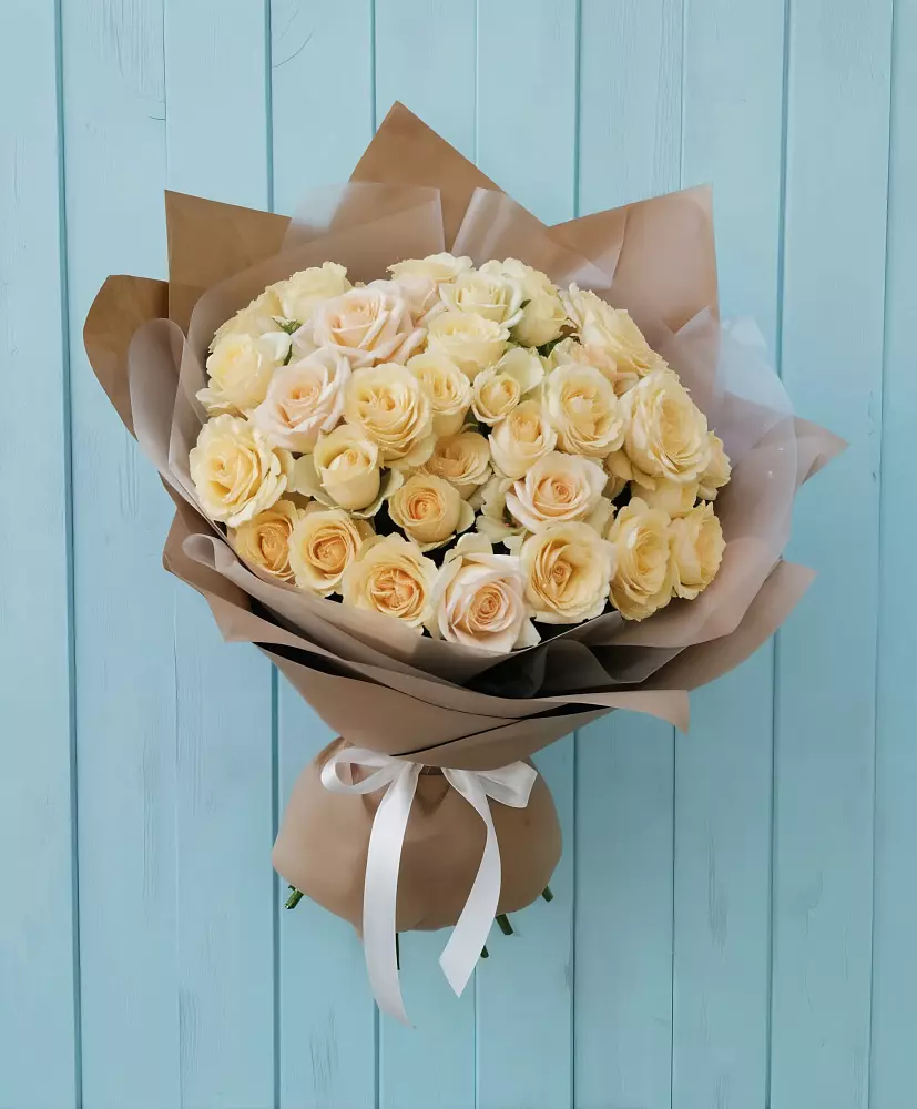 Букет Кремовое облако в Октябрьский Иркутской области