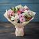 Букет цветов из: Хризантемы, Альстромерии и Розы в Октябрьский Иркутской области